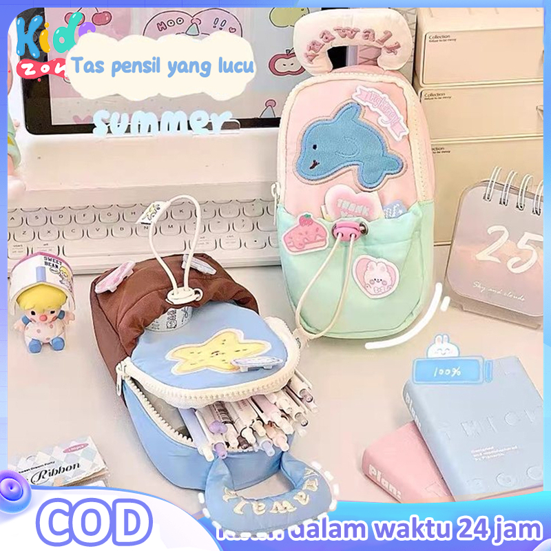 

Kotak Pensil Cangkang Lumba-Lumba Lucu/Kotak Pensil Kartun/Tempat Pensil Aesthetic/Kotak Pensil Korea/Kotak Pensil Multifungsi/Tempat Pensil Alat Tulis