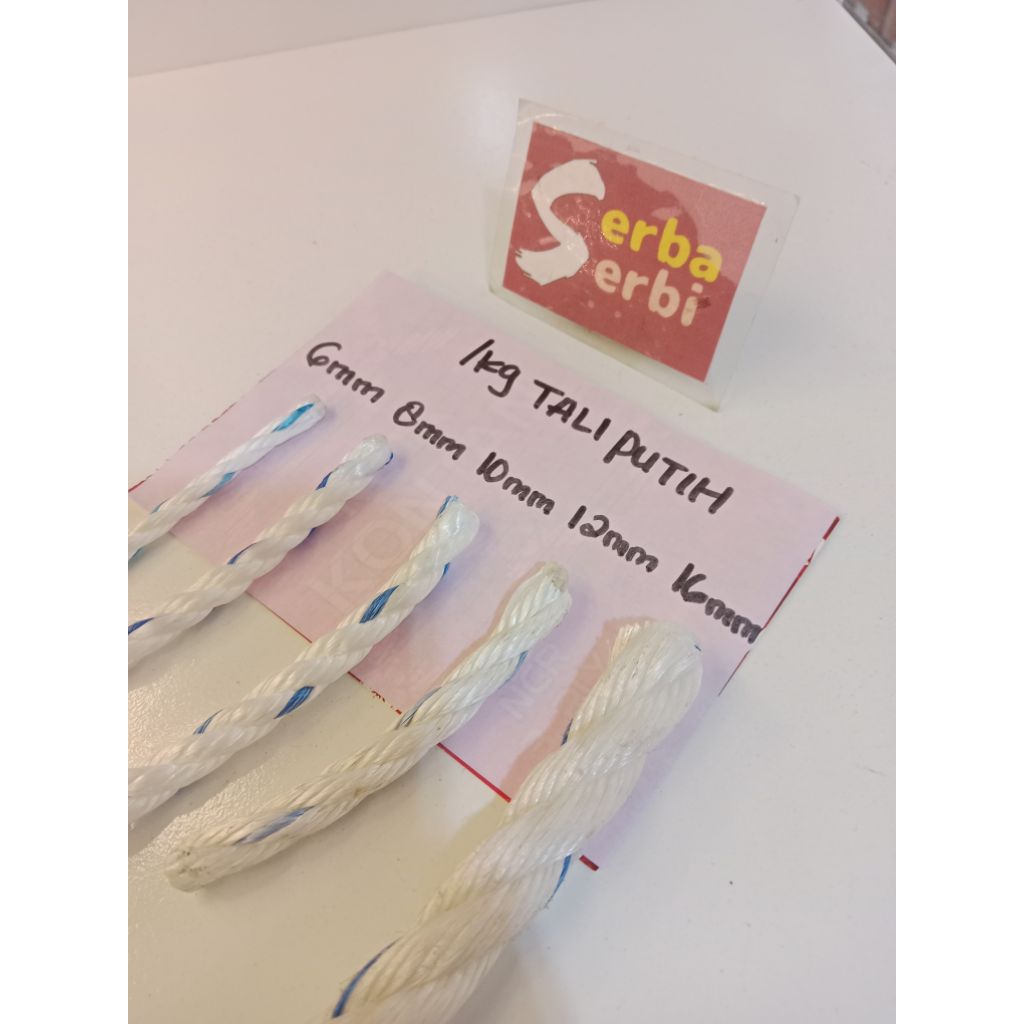 

*/KG PUTIH TALI NYLON HIGH GUALITY*Tali nilon pengikat serbaguna