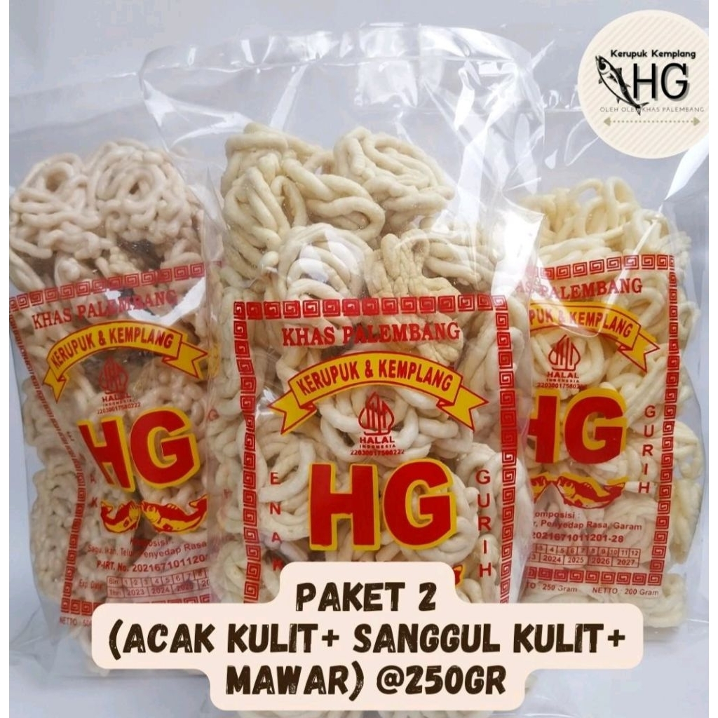 

PAKET SPESIAL 3 BGKS KERUPUK(Acak kulit 1 sanggul kulit 1 mawar 1)