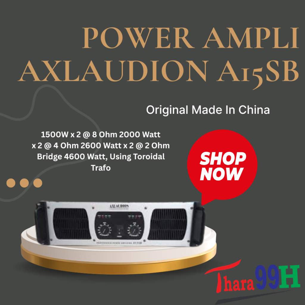 Power Ampli Amplifier AxlAudion A15SB Original Asli China