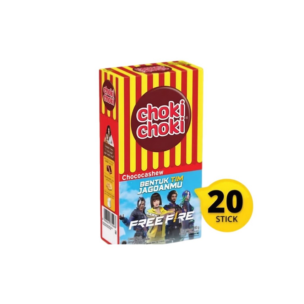 

Choki-Choki Cokelat Pasta – 1 Box Isi 20 Stik | Pasta Cokelat Legendaris Manis Lezat Disukai Anak Snack Coklat Stick Praktis Camilan Enak Favorit Keluarga Untuk Bekal & Santai