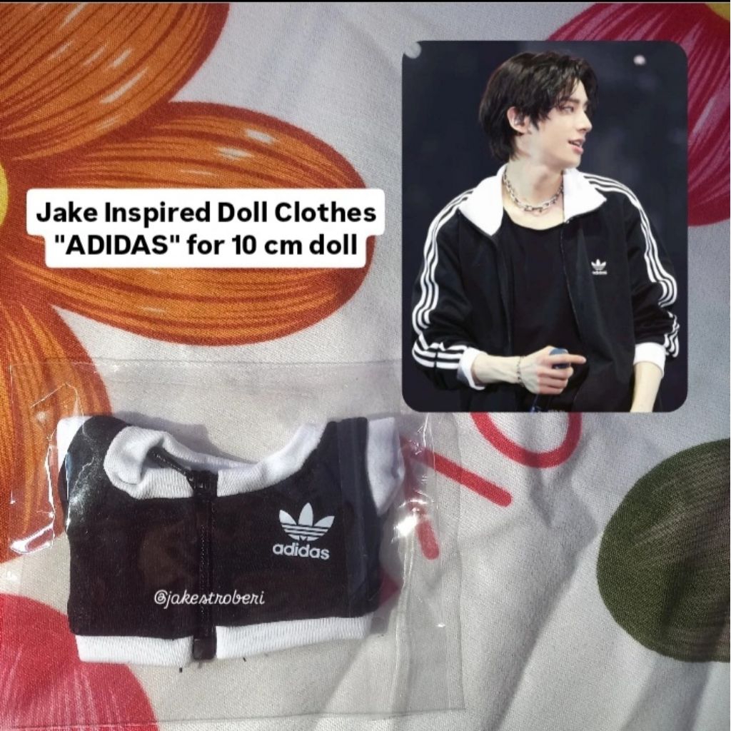 [baca deskripsi] Jake Inspired Doll Clothes Adidas for 10 cm Doll Baju Doll Inspirasi Adidas Jake En