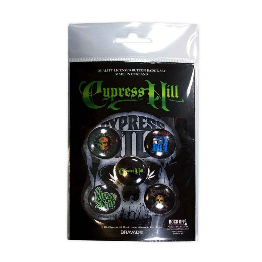 Cypress Hill – Logos Button Pack