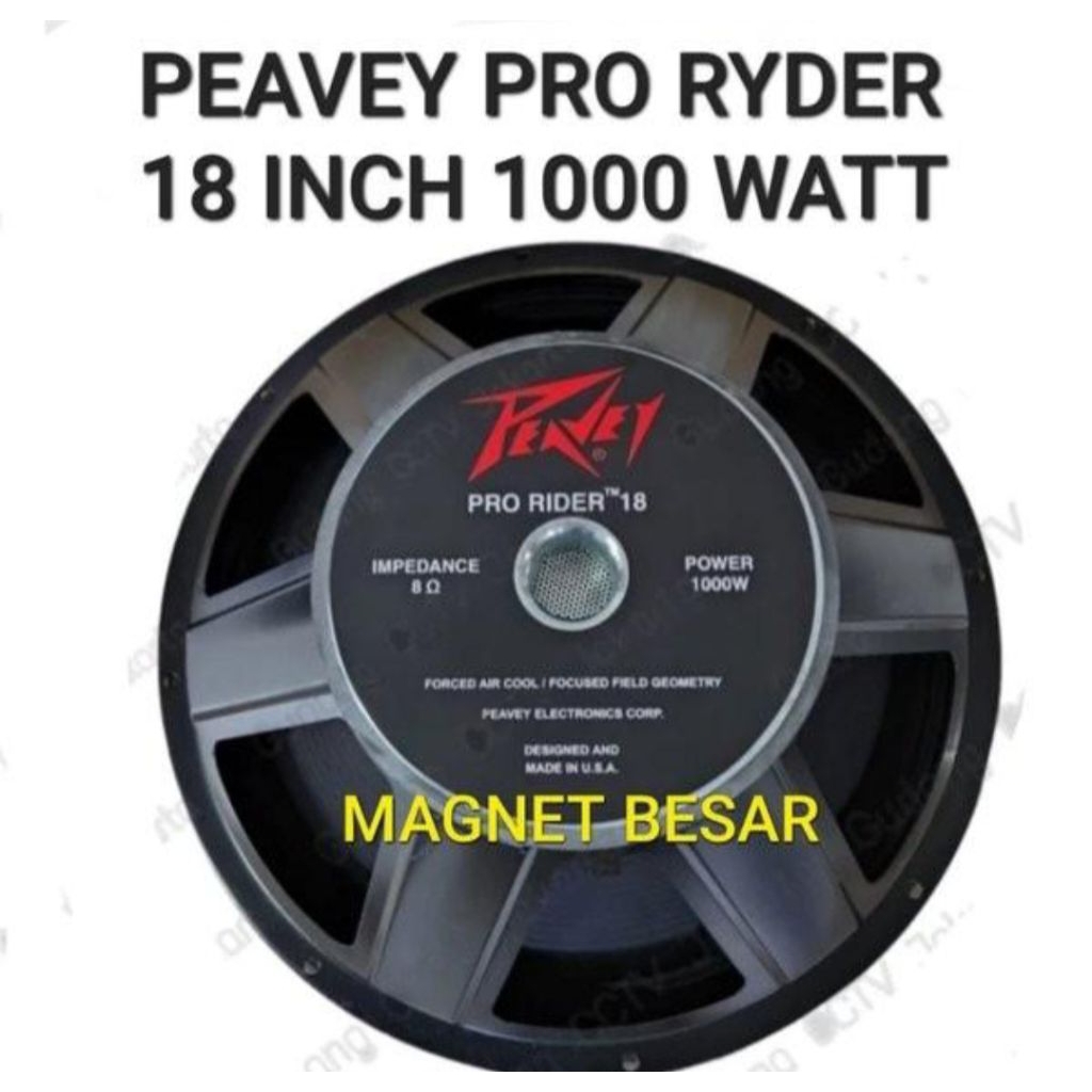 SPEAKER KOMPONEN PEAPEY PRO RIDER 18 INCH 1000WATT