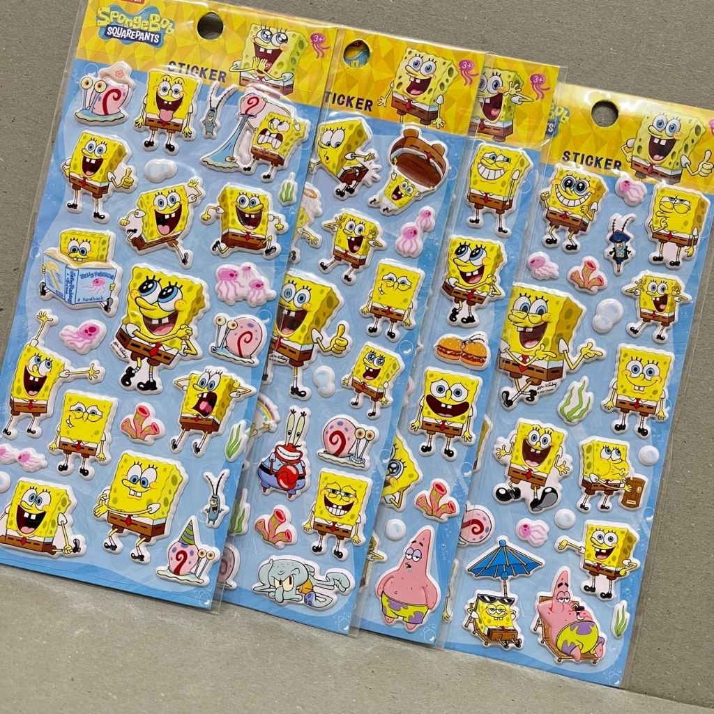 

Stiker Spongebob Timbul