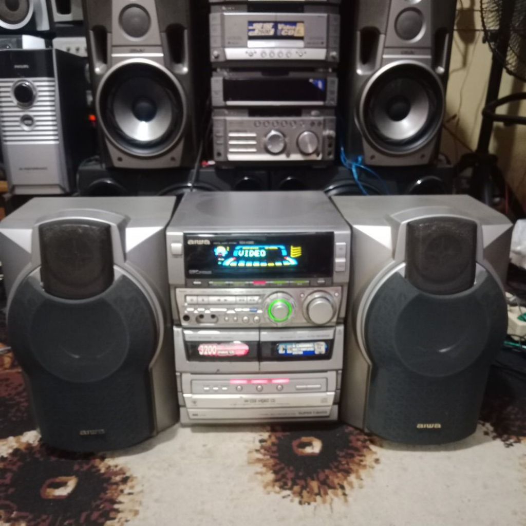 BIG COMPO AIWA NSX-K880 SUPER BASS CLASSIC VINTAGE MEWAH MULUS