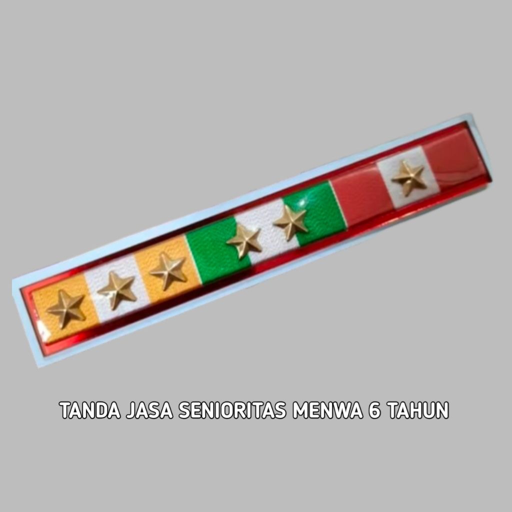 TANDA JASA SENIORITAS MENWA 6 TAHUN/RESIMEN/MAHASISWA/IARMI/SUSKALAK/DIkSAR
