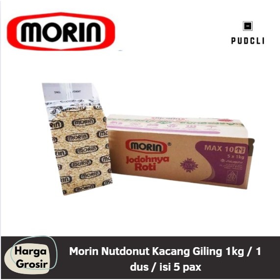 

Morin Nutdonut Kacang Giling 1kg / 1 dus / isi 5 pax