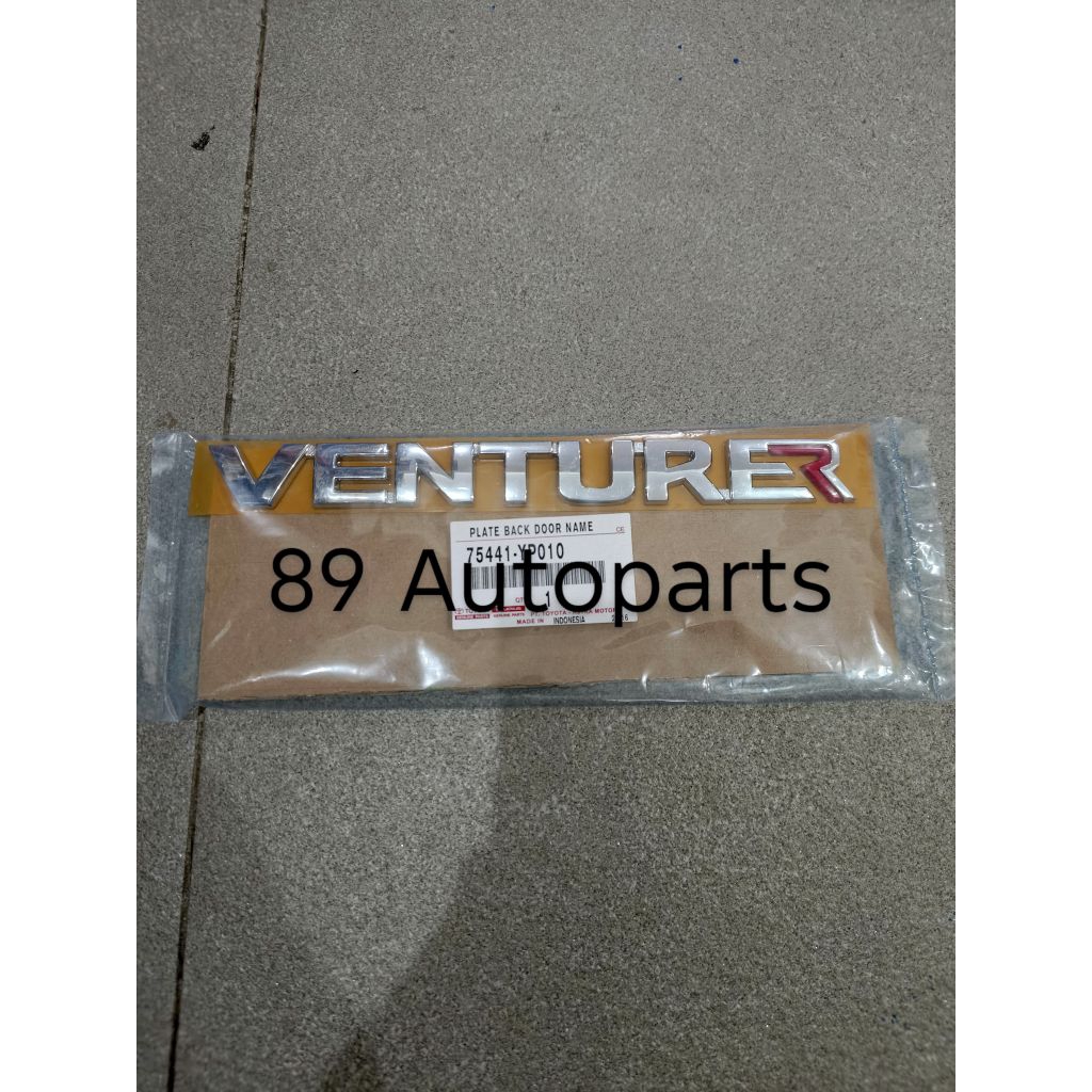 Emblem Tulisan VENTURER Innova Reborn Venturer Original Toyota