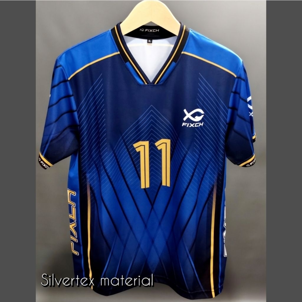Jersey Volly Voli Fixch Motif Full Printing Baju Voli Fixch