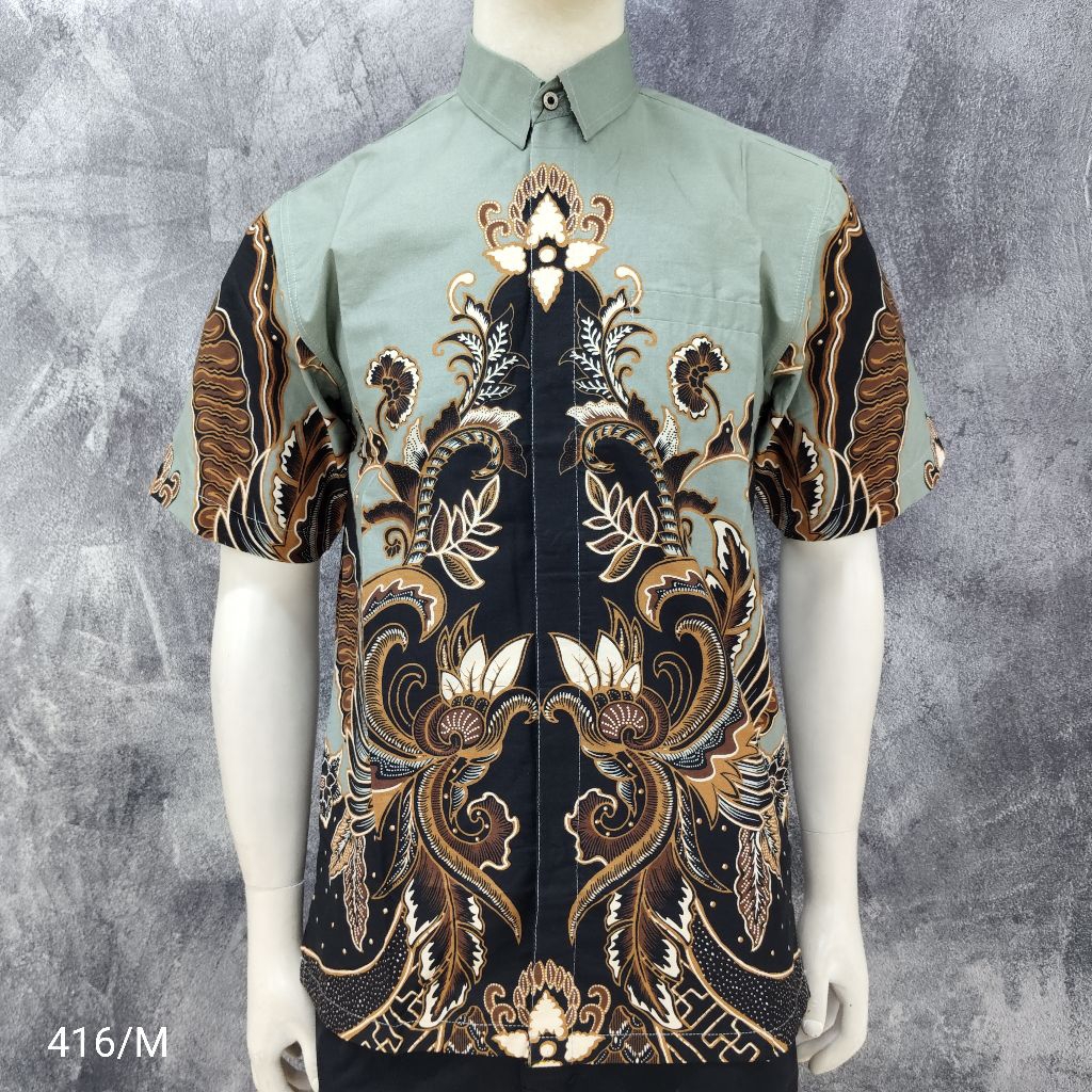 Kemeja Batik Lengan Pendek MAJAPAHIT Original