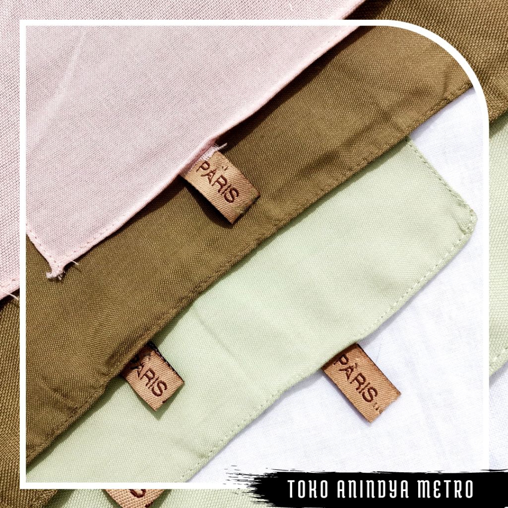 Hijab Segi Empat Paris Premium/ Jilbab Segi Empat Paris Premium