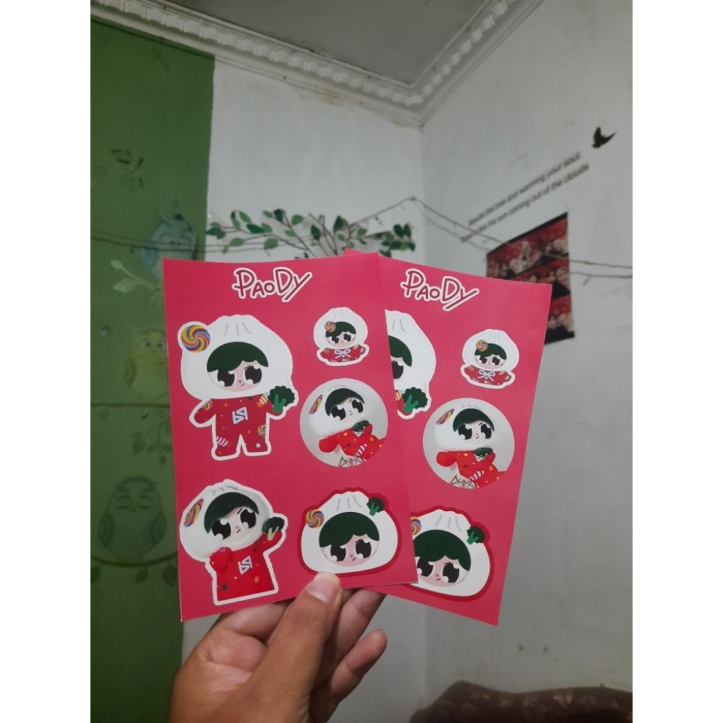 

stiker paody bounprem gmmtv couple mascot freebies