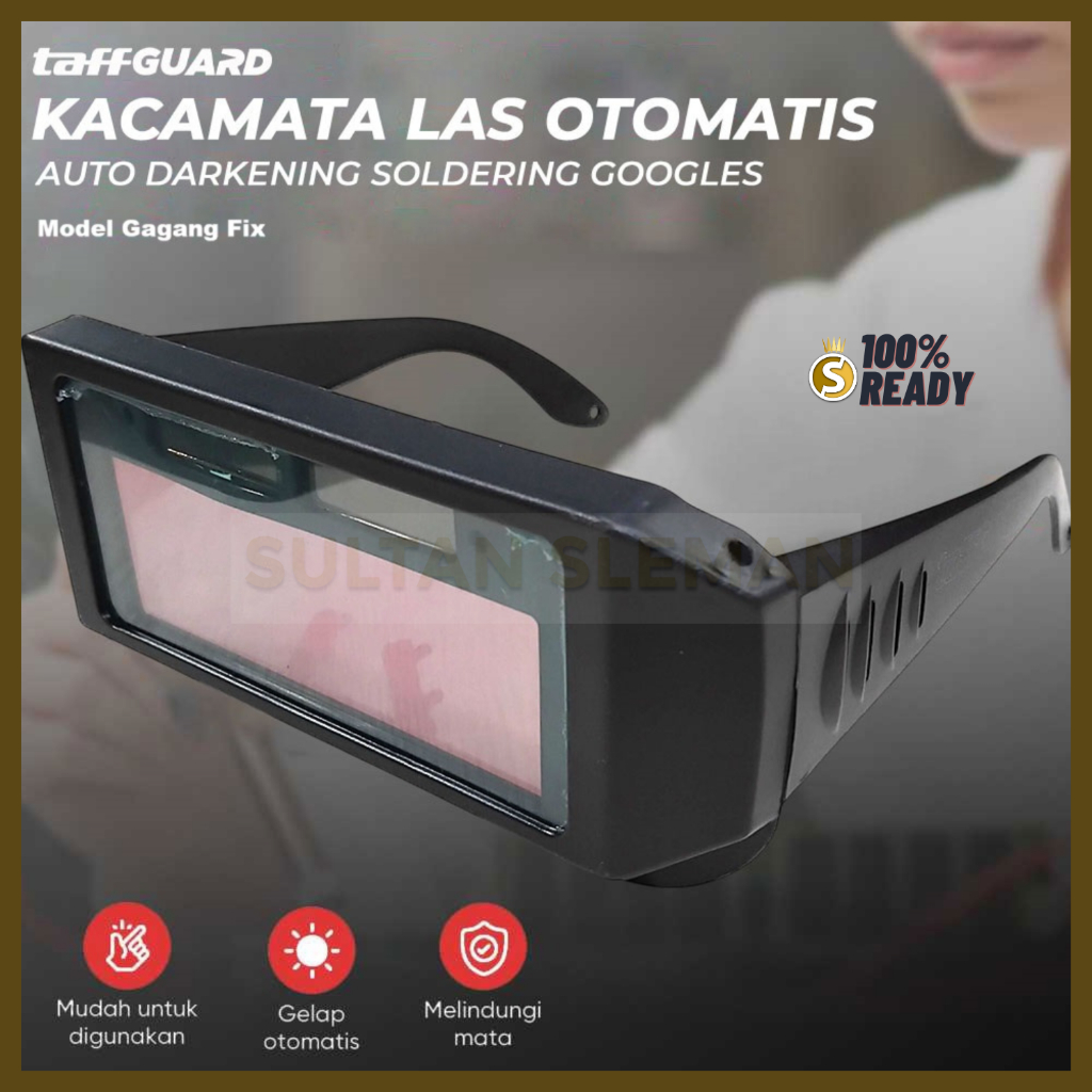 Kacamata Las Otomatis - Hitam / Kacamata Las / Kacamata Las Otomatis Anti Silau