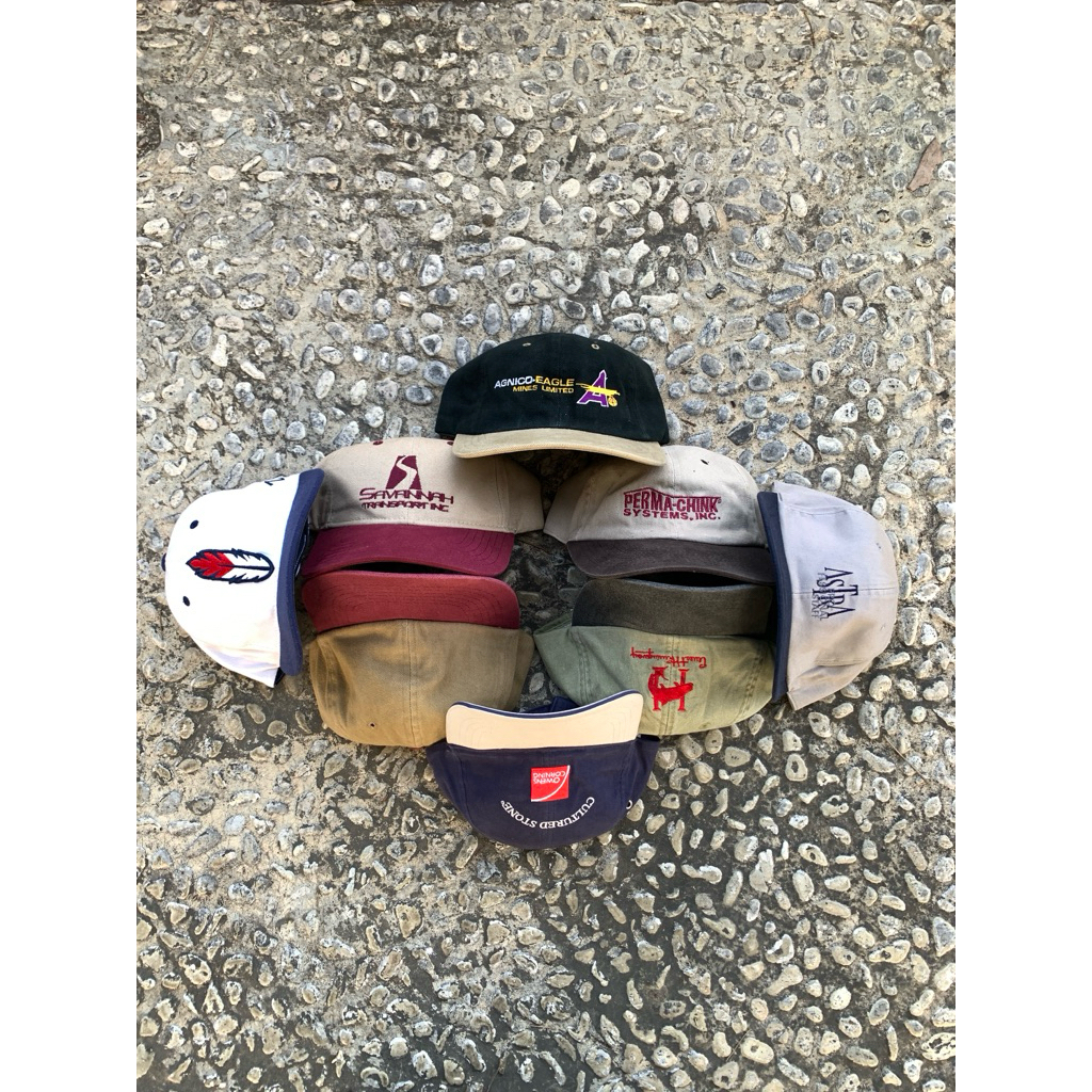 Topi Vintage 90s Dad Hat Twotone