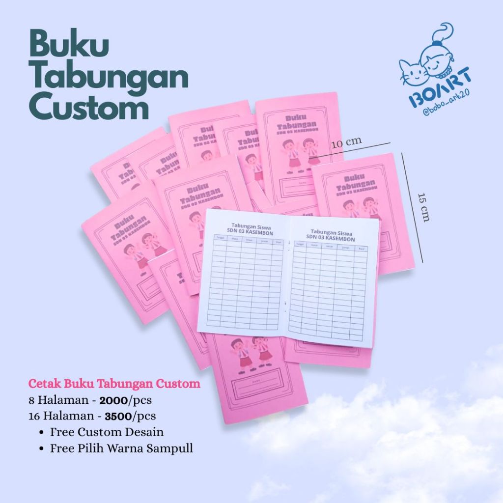 

Buku Tabungan Custom | Cetak Buku Tabungan