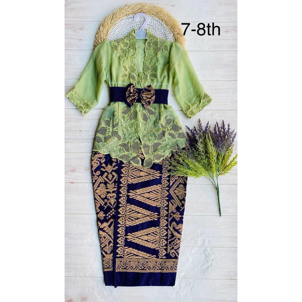 Setelan Baju Kebaya Cewek Anak-Anak Umur 7 S/D 8 Tahun