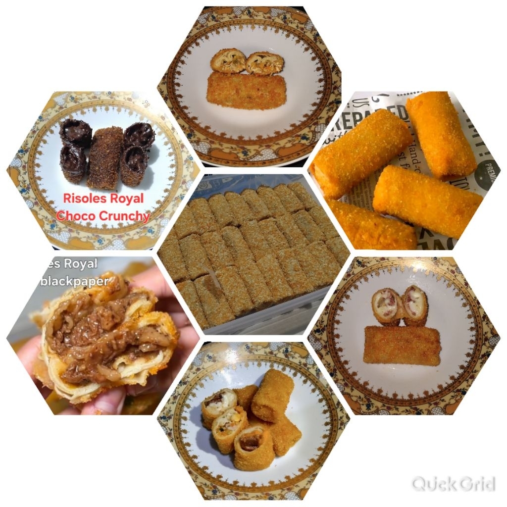 

risoles premium isi mayo ori,mayo pedes,saos blackpepper.