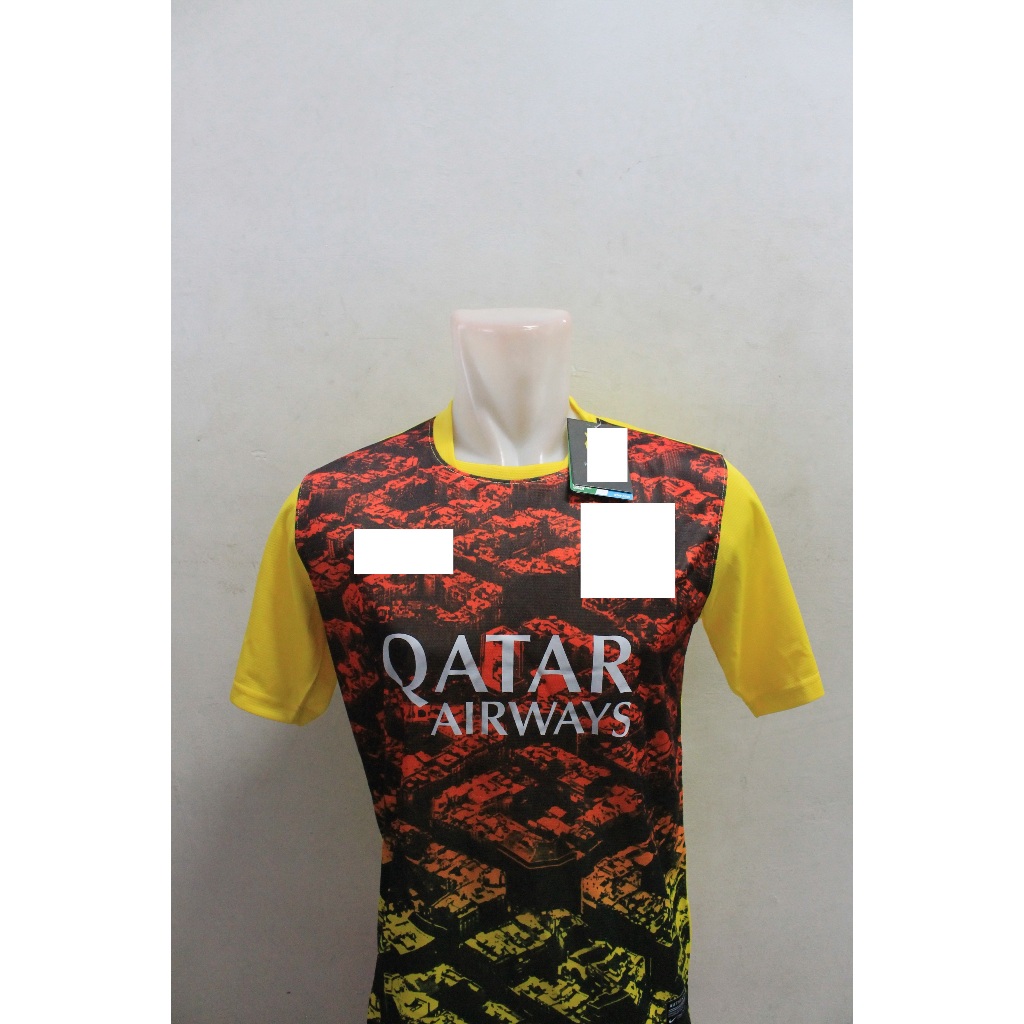 Jersey GO Barca Pre Match Yellow 2013/2014
