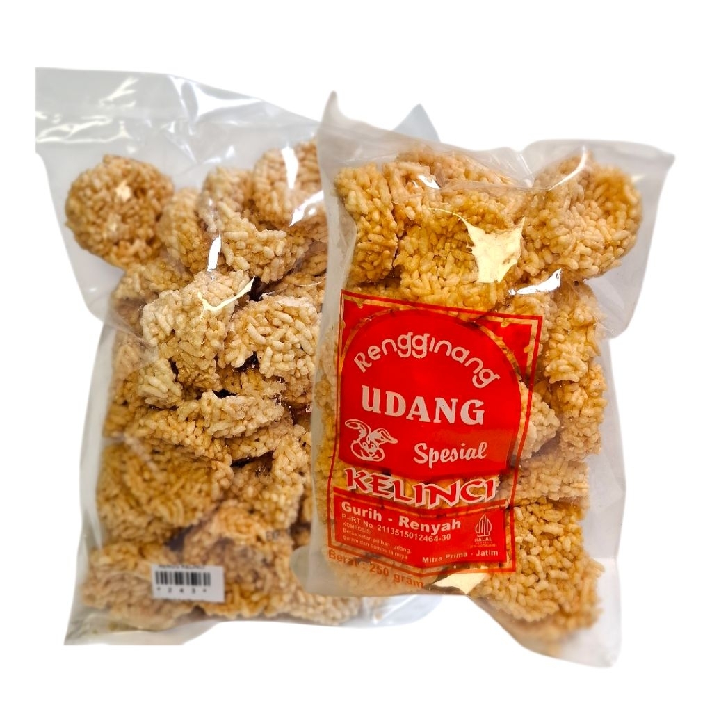 

Rengginang Udang Matang Cap Kelinci Gurih Renyah 250gr