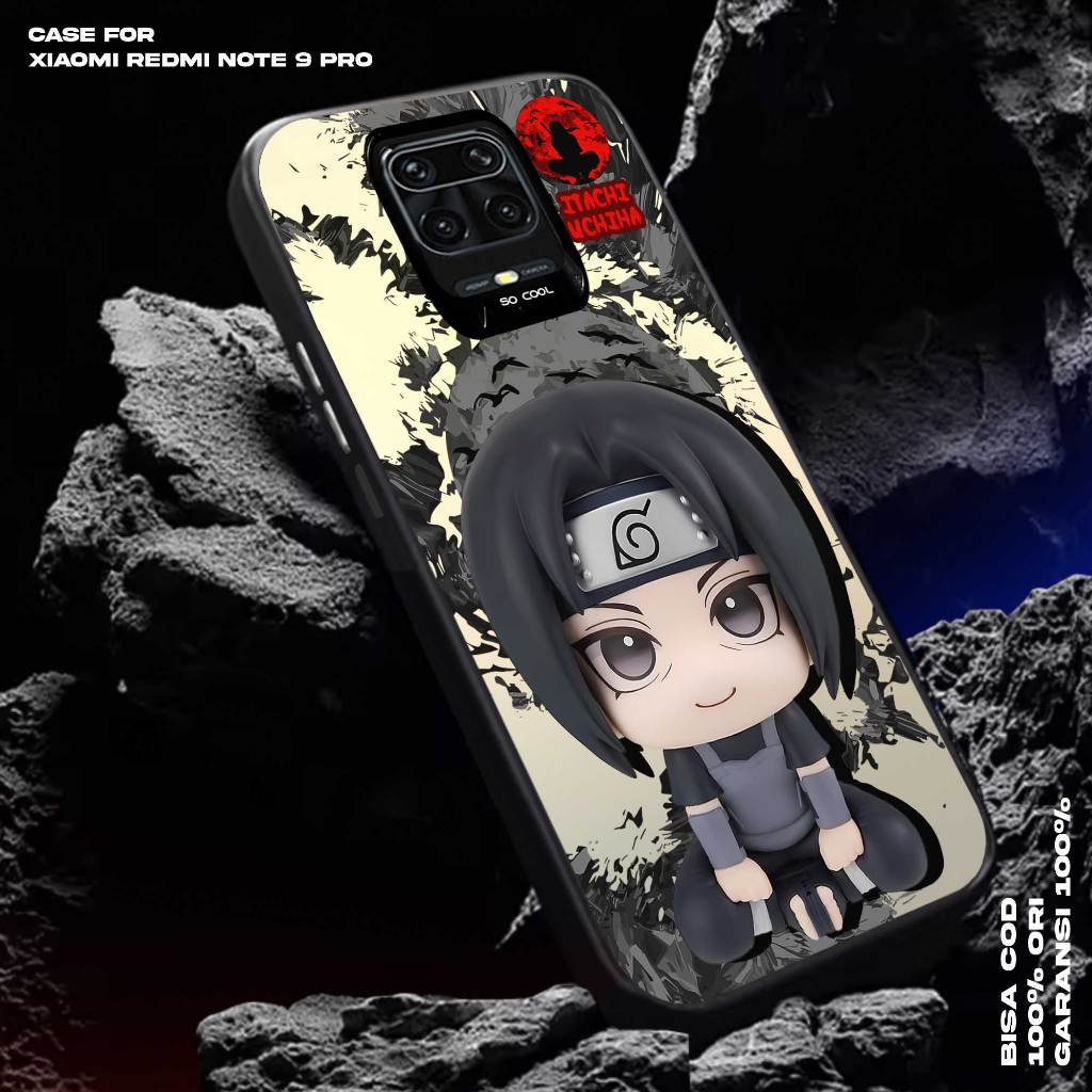 Case Xiaomi Redmi Note 9 Pro - Casing Xiaomi Premium Matte Hard Casing - Case IMD - Case Hologram Mo