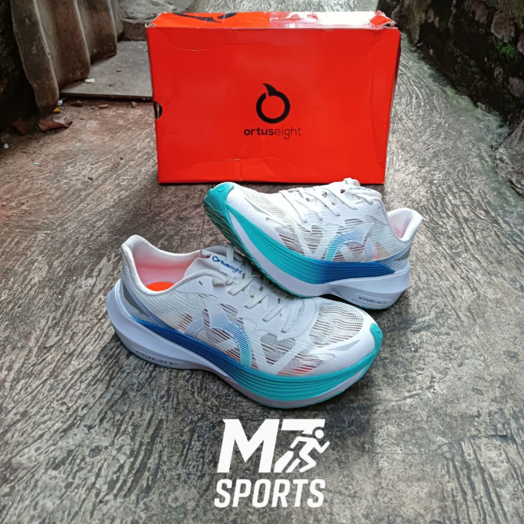 By Mz Sports Sepatu Lari Ortuseight Hyperglide 3.1 White Ukuran 38 Preloved