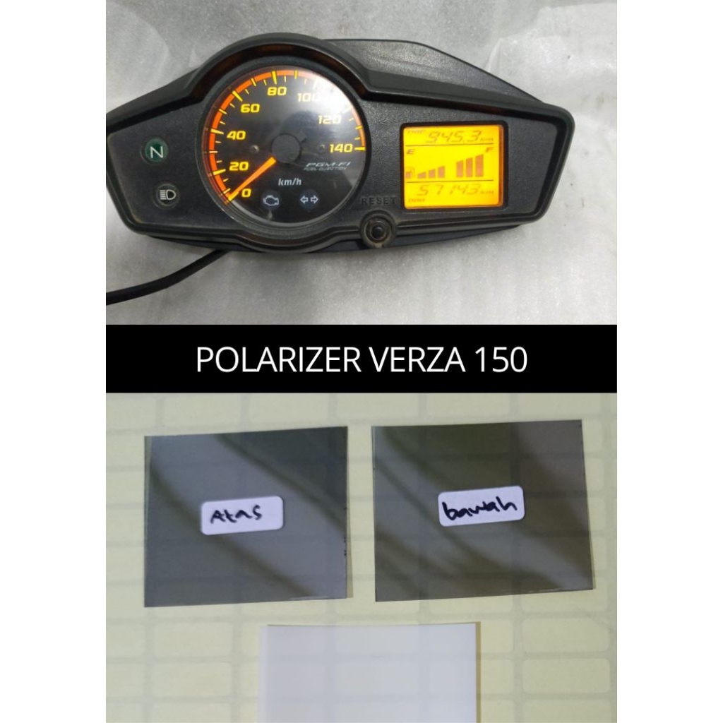 polaris polarizer polariser LCD spedometer honda verza 150