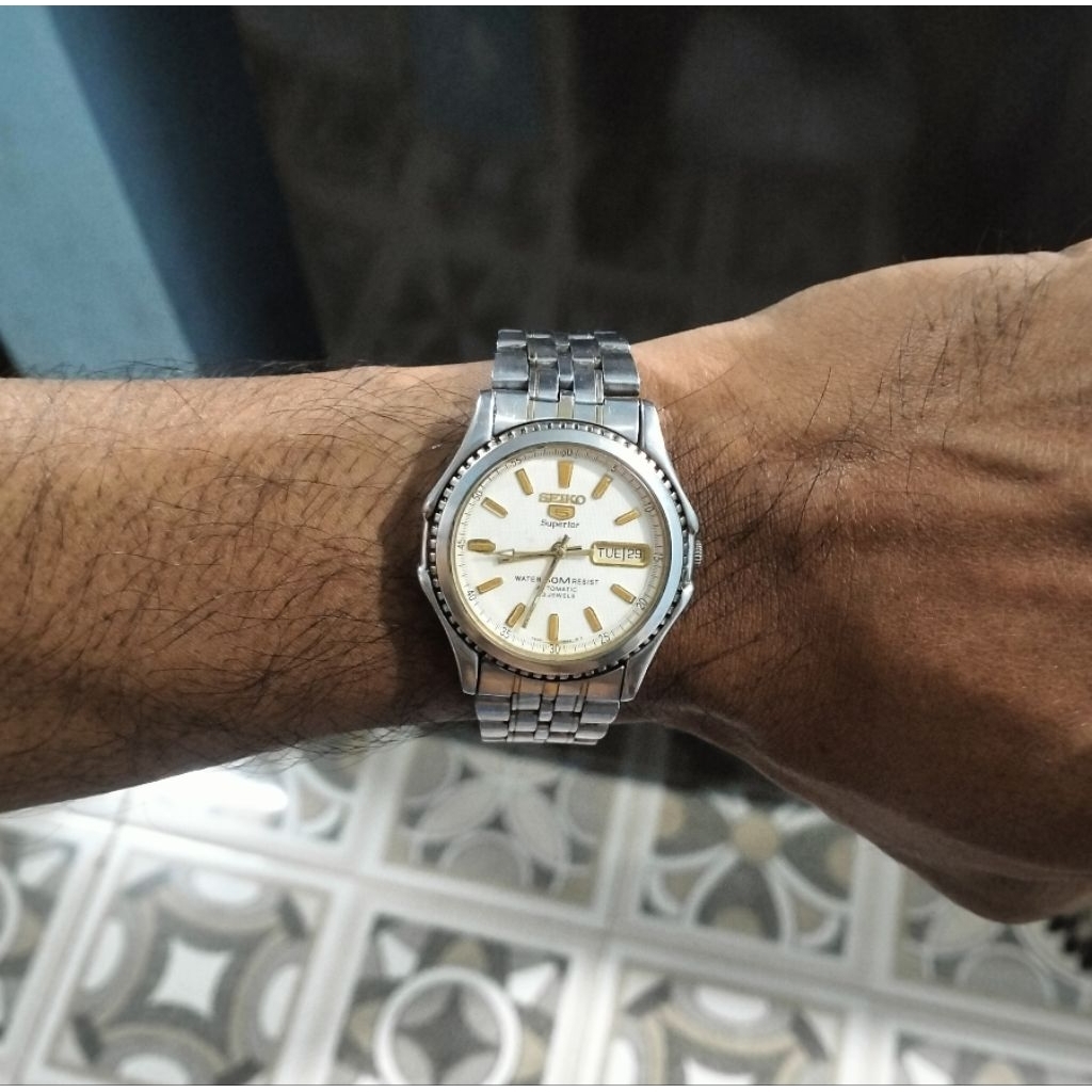jam tangan ORIGINAL SEIKO 5 SUPERIOR AUTOMATIC cal. 7s36 - 0090
