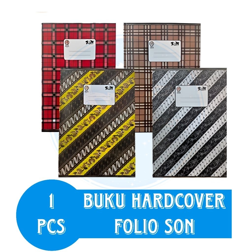 

Buku Hardcover Son Folio 50 | 100 | 200 | 300 Lembar (1 PCS)