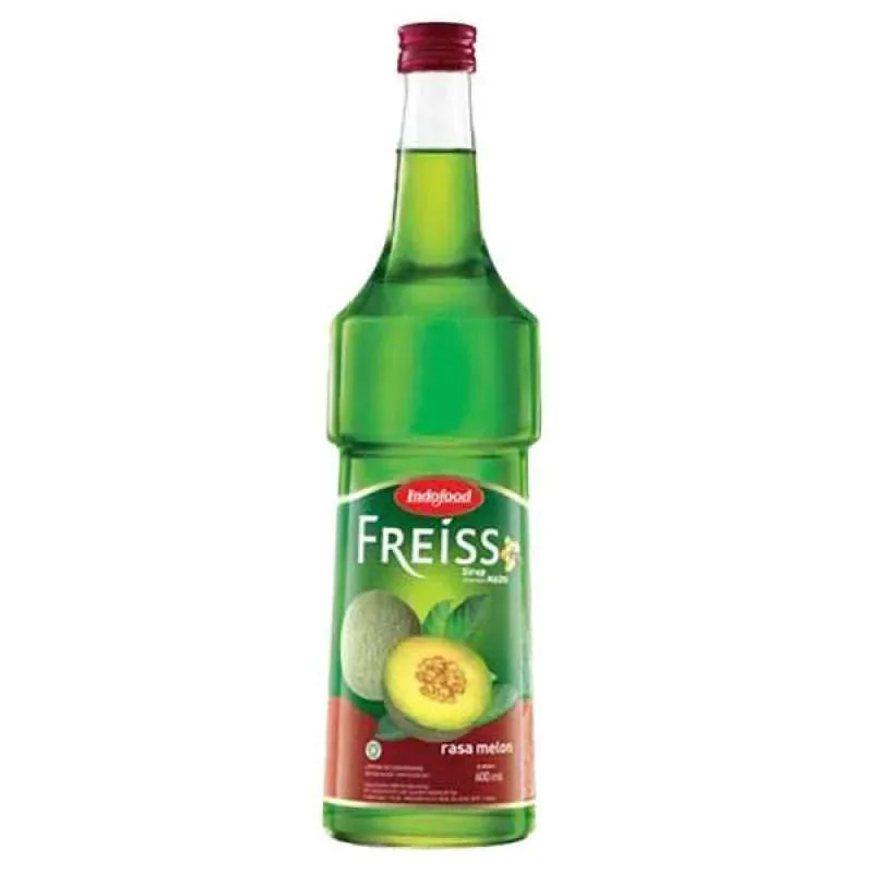 

Indofood Freiss Sirup Melon 460ml - Sirup Hijau Segar untuk Es Buah