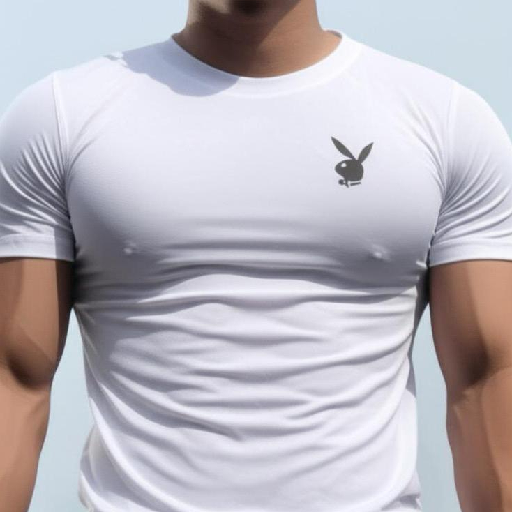 kaos playboy /kaos dalam pria /kaos dalam /kaos oblong pria /baju dalam pria /Kaos Oblong Playboy / 