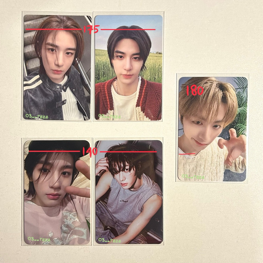 Photocard PC Taesan Leehan Sungho Boynextdoor POB Muvve R1 No Genre Beatroad Kit racing tc no genre