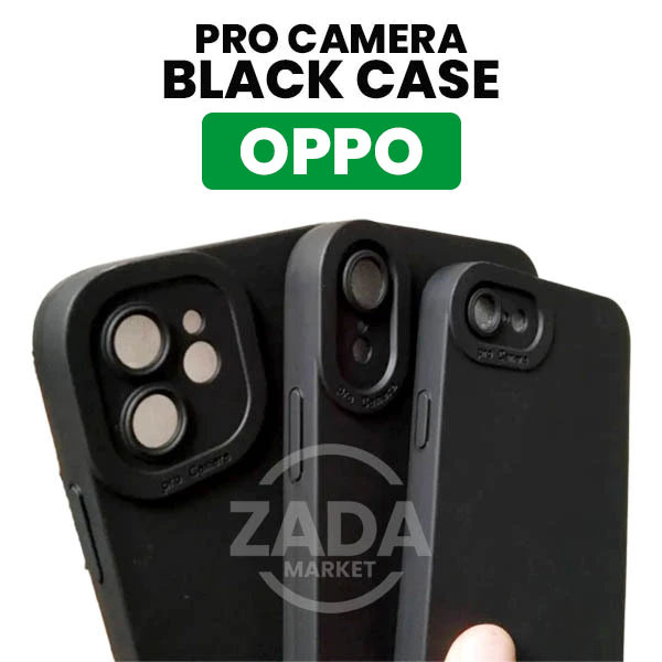 ZADA Case Hitam OPPO A37 2016 SERI LAMA Softcase Warna Soft Full Black Polos Doff Blackmatte Casing 