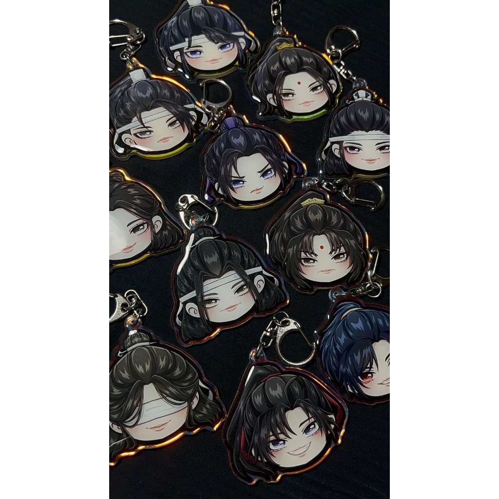 Modaozushi MDZS Keychain Holo Iridescent Epoxy