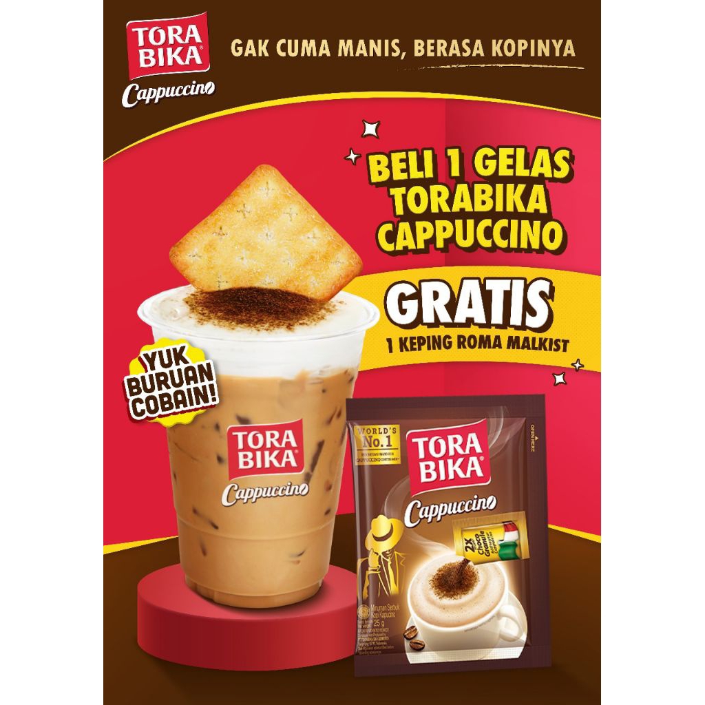 

Torabika CappuccinoXMalkist cracker