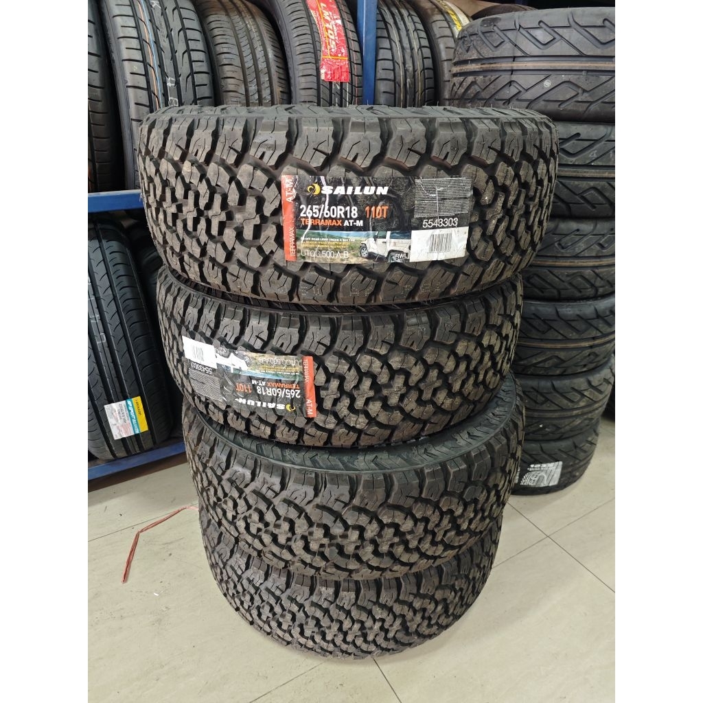 BAN Pajero Fortuner Raptor SAILUN TERRAMAX A/T 265/60 R18