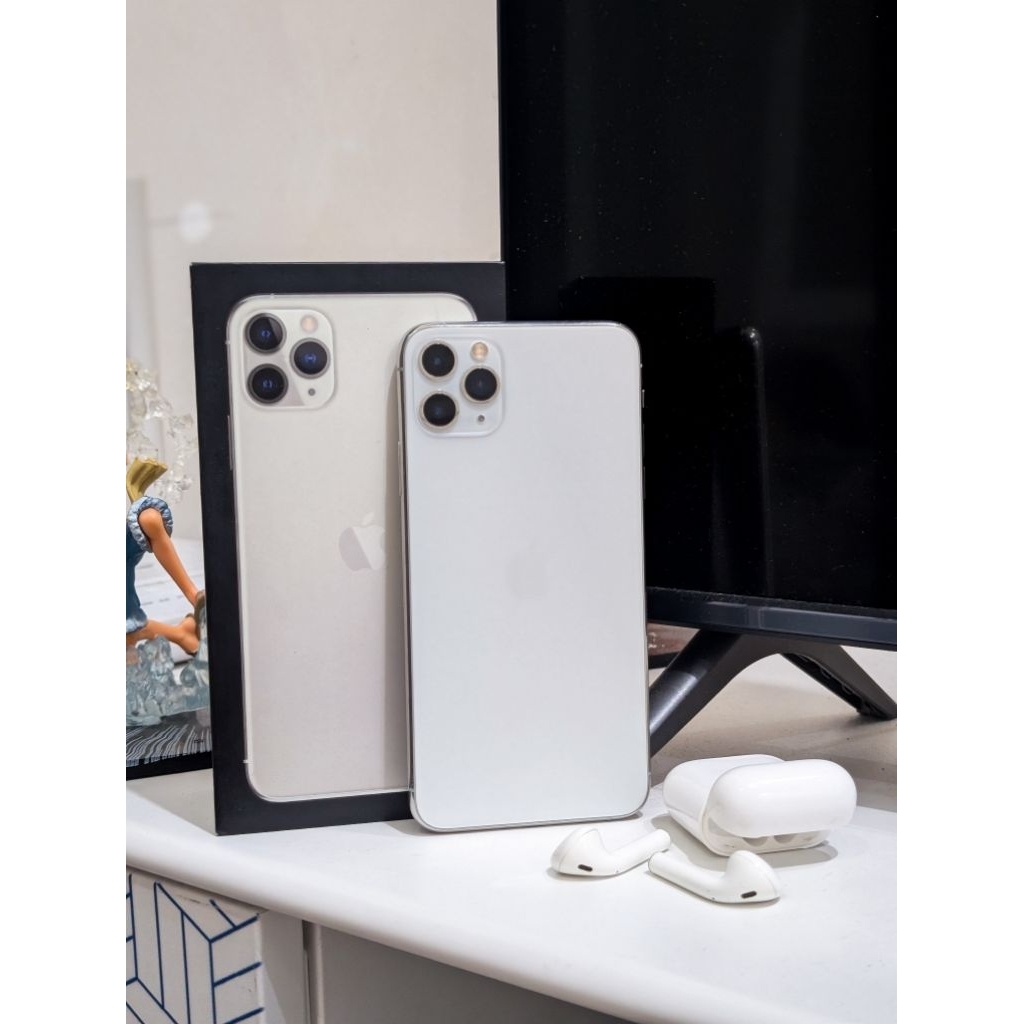 Iphone 11 Pro Max Silver 256gb Second Like New