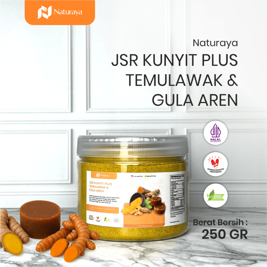 

JSR Sahabat Lambung | Ampuh Atasi Maagh Gerd Asam Lambung 100% Bahan Alami Kunyit Temulawak Gula Aren 250GR | 100% ORIGINAL