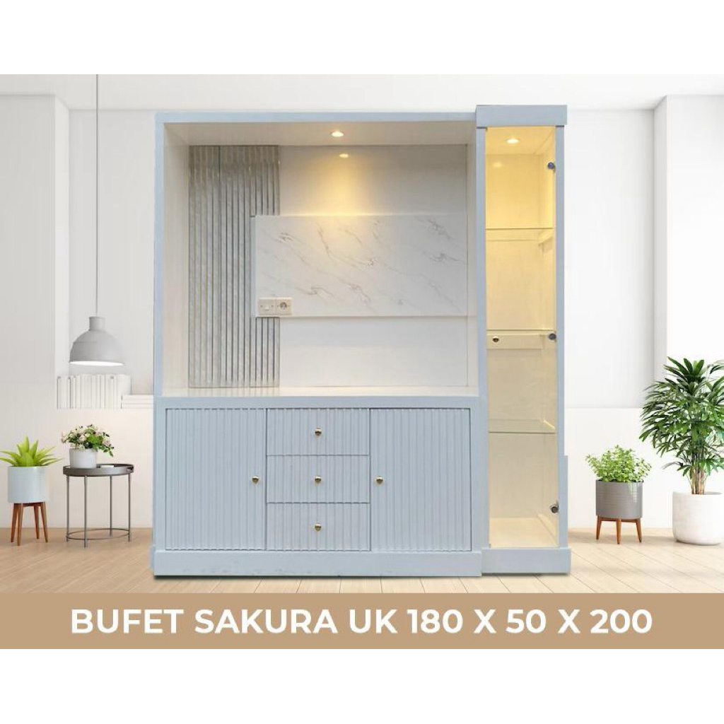 Backdrop TV Naomi / Partisi TV / Backdrop TV maksimal TV 65"