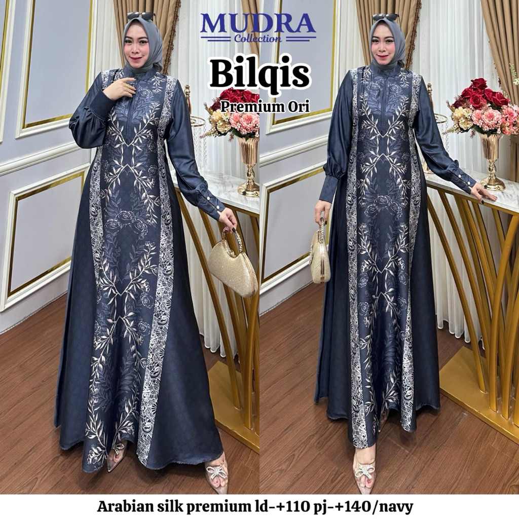 GAMIS DRESS BILQIS ORIGINAL BY MUDRA