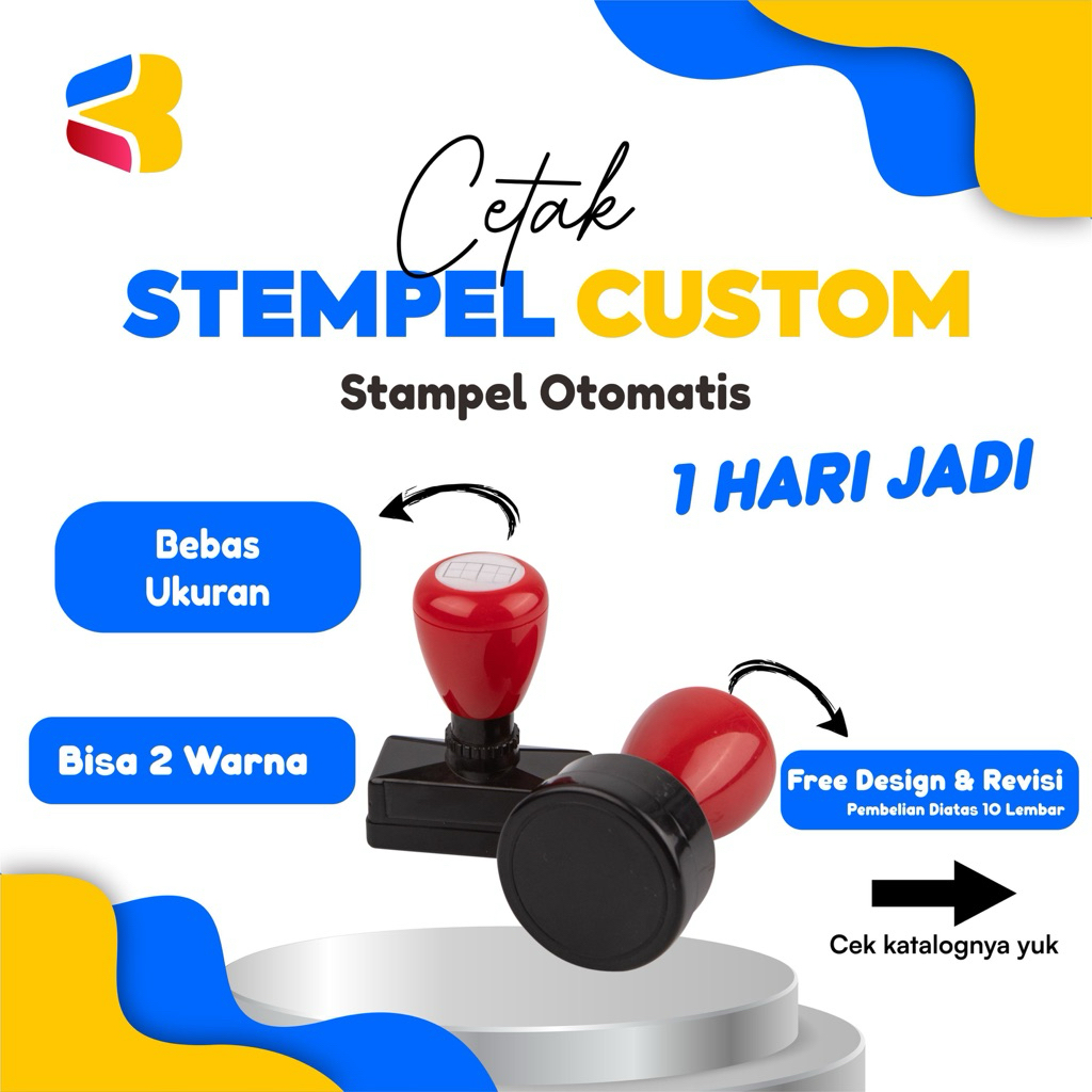 

STEMPEL OTOMATIS CETAK STAMPEL FREE DESIGN - 1 HARI JADI