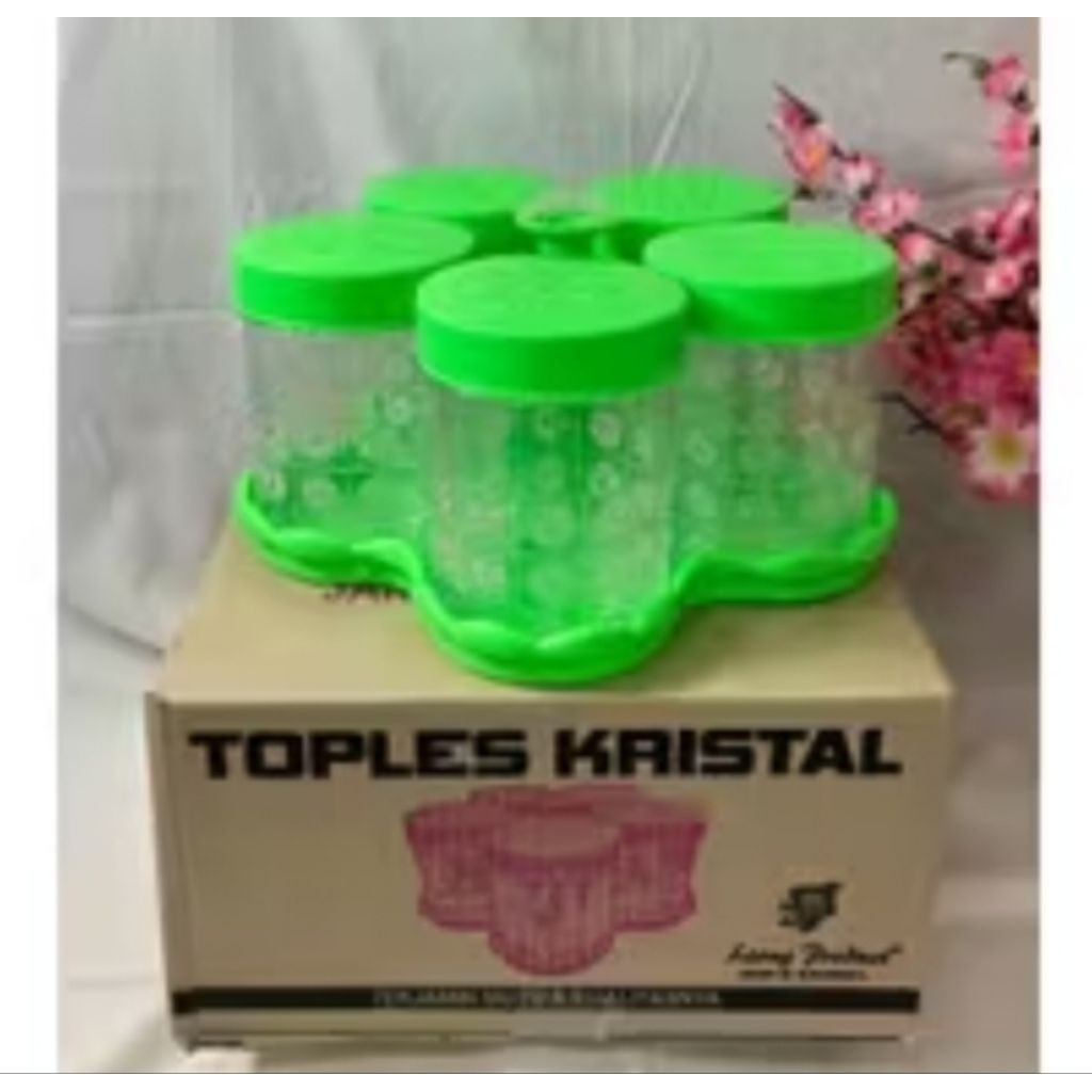JUMBO TOPLES KRISTAL TOPLES KUE Roti LEBARAN HAJATAN Toples Crystal