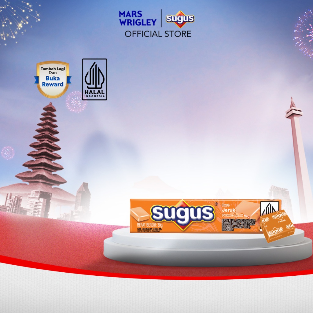 

SUGUS Stick Orange 30g