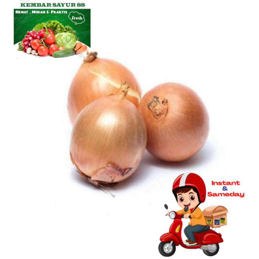 

Bawang Bombai 250gram - kembarsayur88