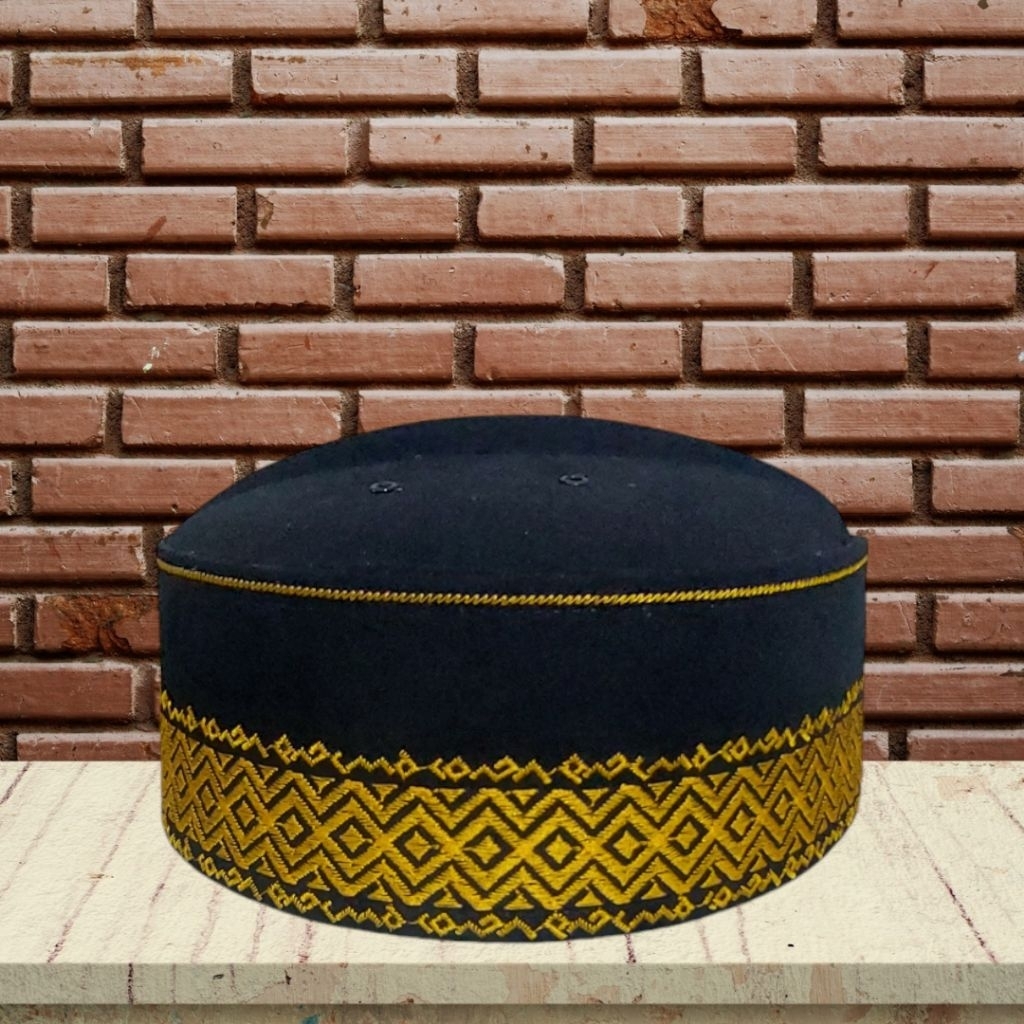 SONGKOK PECI ASSAGOPAH BORDIL MOTIP BUGIS/ANAK DEWASA