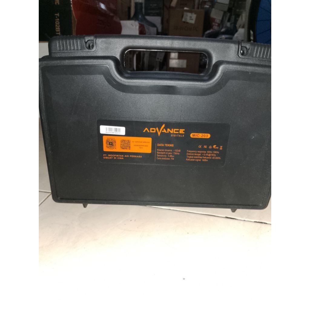 MICROPHONE WIRELESS ADVANCE MIC-203 (DOUBLE MIC)