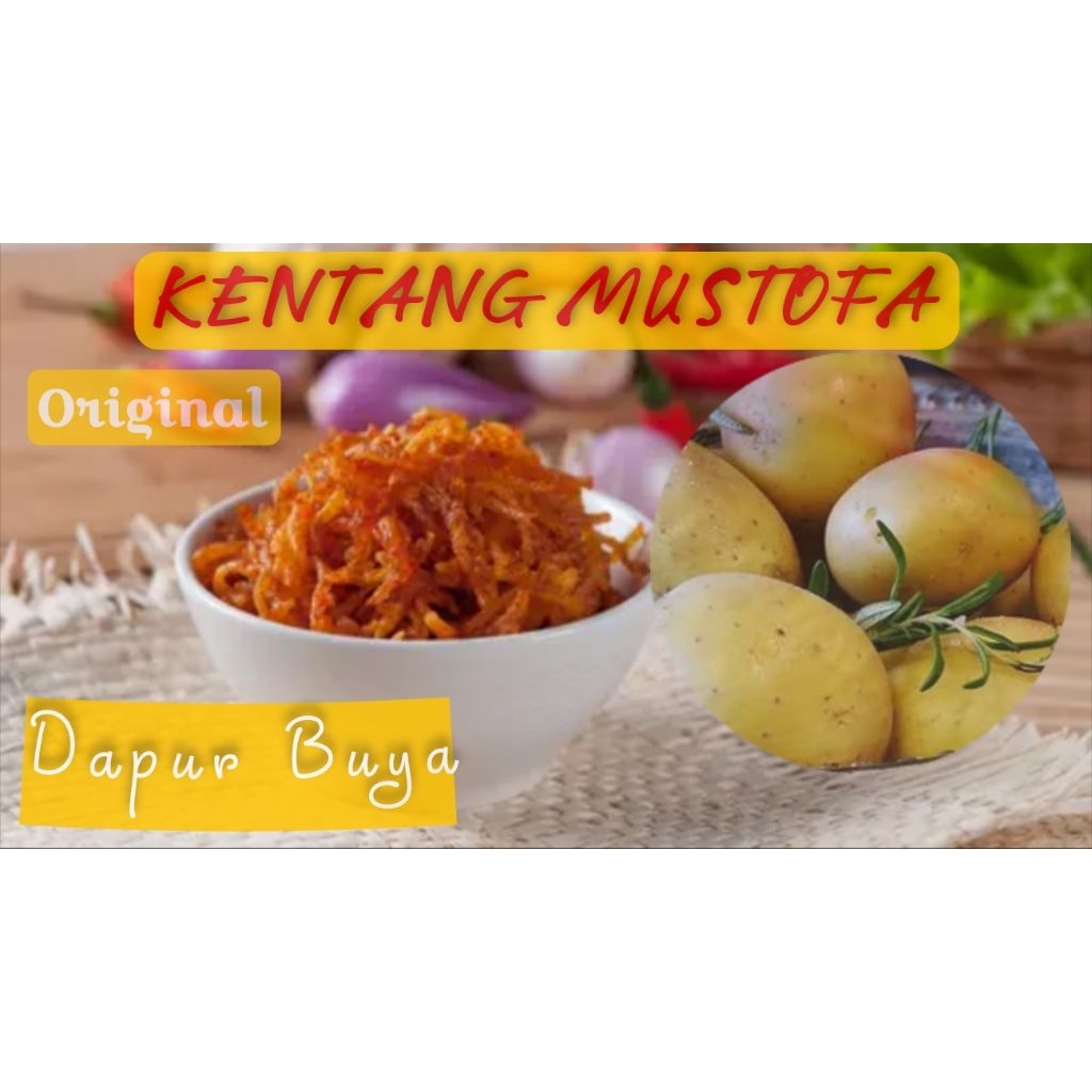 

ORIGINAL KENTANG MUSTOFA KEMASAN 130 GR MAKANAN YANG BUAT PERUT KENYANG TANPA PENGAWET MASAKAN RUMAH