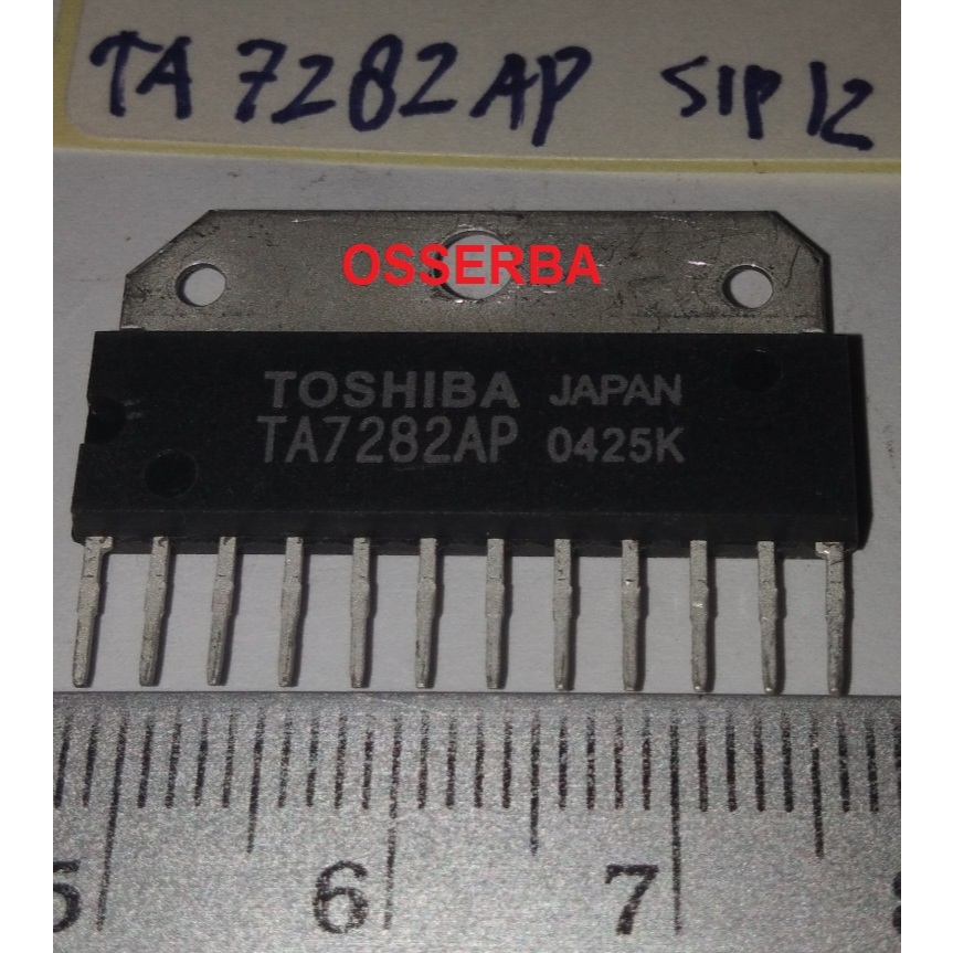 TA7282AP TA7283AP Toshiba Low Frequency Final Power Amplifier IC