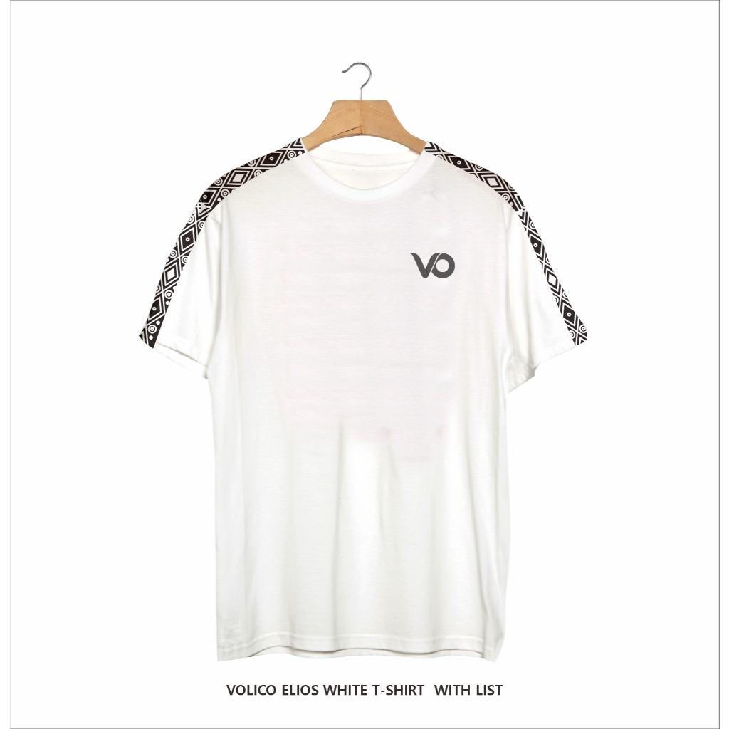 VOLICO T-Shirt Kratos White | Kaos Pendek Unisex