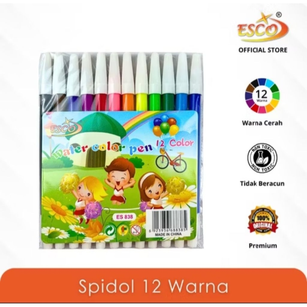

Spidol Kecil 12 Warna Murah